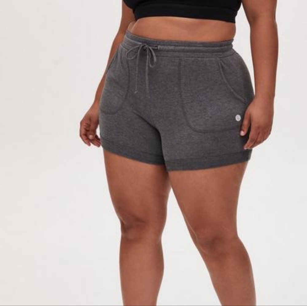 Torrid Everyday Fleece Patch Pocket Active Short